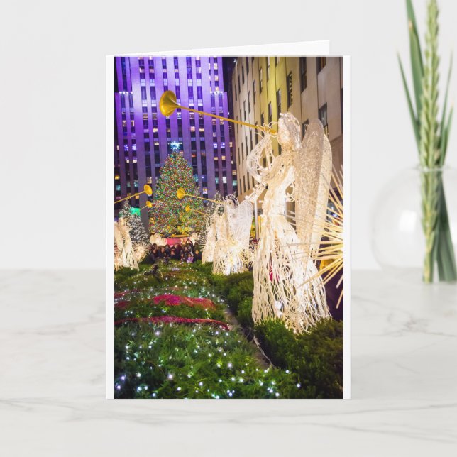 Tree View Rockefeller Center Holiday Card (Front)