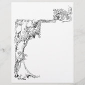 Tree Vines Blank Book of Shadows Page (Front)