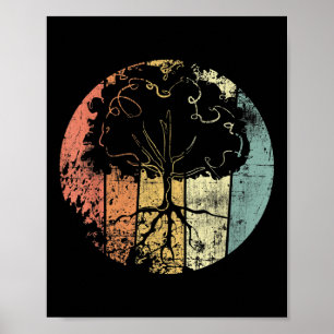 Tree Vintage Nature Environmental Protection Poster