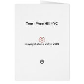 Tree - Wave Hill NYC Cards (Back)