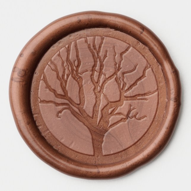 Tree Wax Seal Sticker (Front)