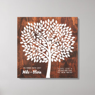 Tree Wedding Guest Book Alternative | 190 Leaves