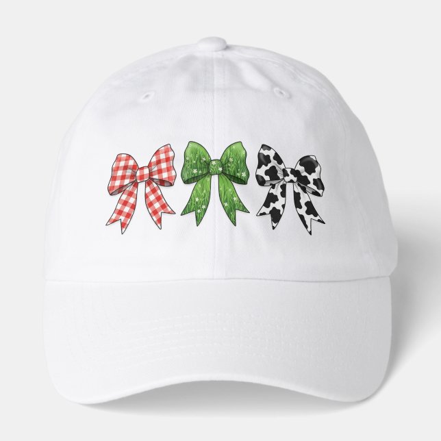 tree western bows hat (Front)