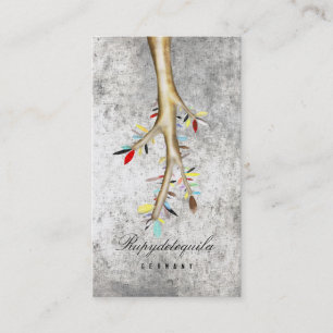 Tree White Business Card