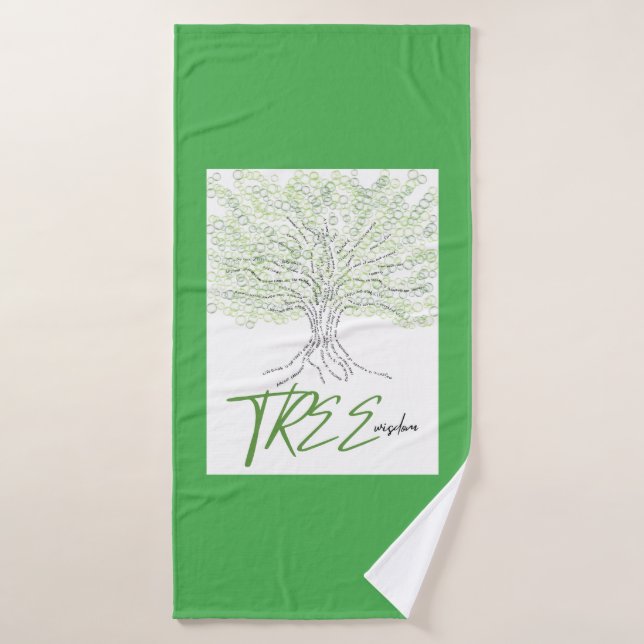 Tree Wisdom Bath Towel (Bath Towel)