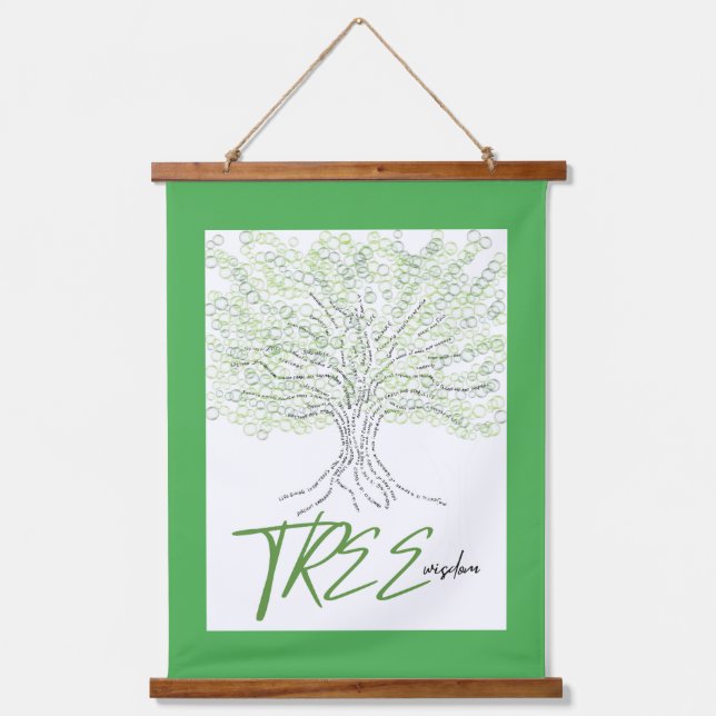 Tree Wisdom Hanging Tapestry (Front)