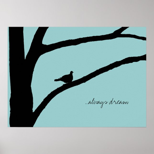 Tree with Bird Poster (Front)
