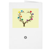 tree with bright hearts cards (Back)