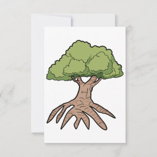 Tree With Long Roots Invitations