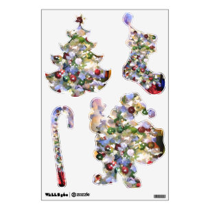 Tree With Ornaments Wall Decal