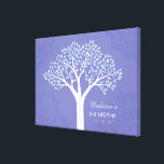 TREE WITH STARS Bar Mitzvah Memory Sign-In Board Canvas Print<br><div class="desc">WELCOME to my store! 
All my designs are ONE-OF-A-KIND original pieces of artwork designed by me! You can only find them here! I can customize this invite in any way,  just email me at Marlalove@hotmail.com</div>