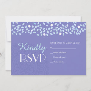TREE WITH STARS WEDDING RSVP Reply Card