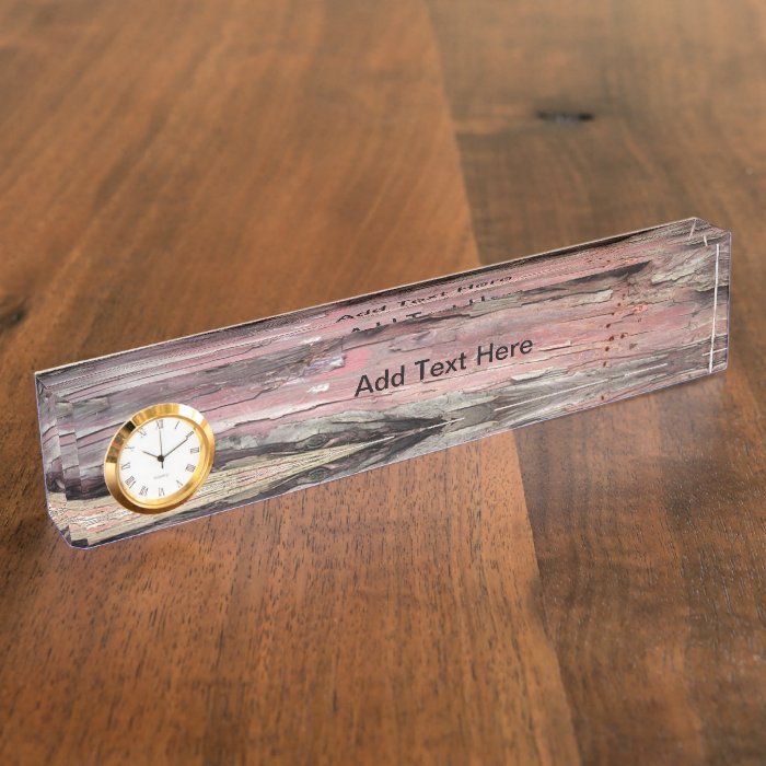 Tree Wood Bark Name Plates Zazzle