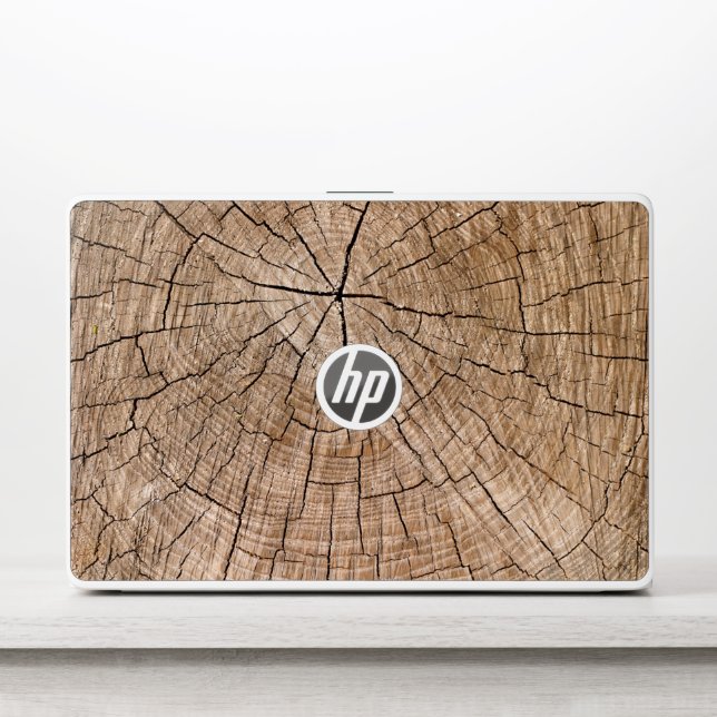 Tree Wood Texture HP Laptop Skin (Front)