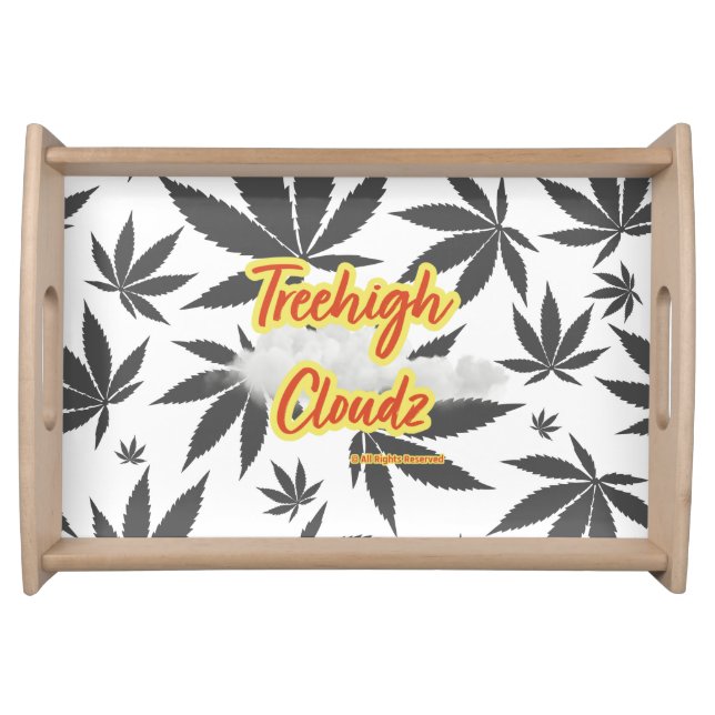 Treehigh Cloudz: Small Serving Tray (Front)