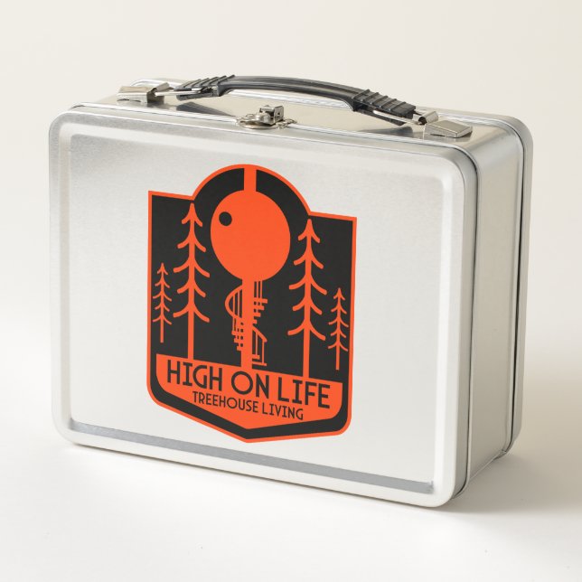 Treehouse Apparel And Accessories Metal Lunch Box (Front)