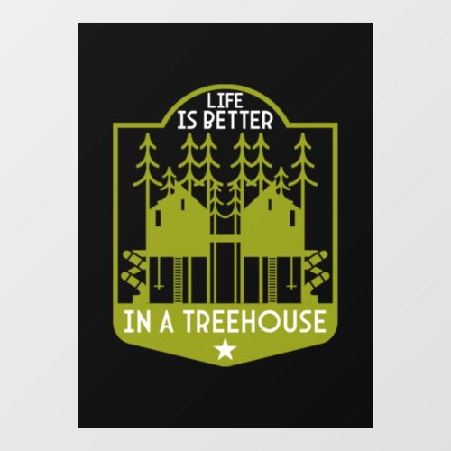 Treehouse Apparel And Decor Window Cling