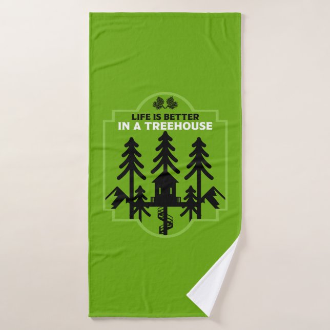 Treehouse Kids Back To School Bath Towel (Bath Towel)