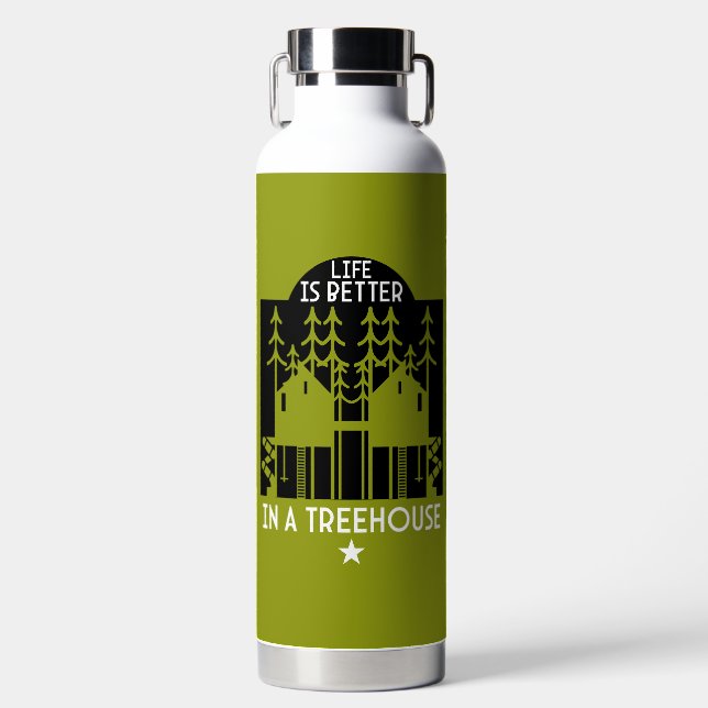 Treehouse Kids Back To School Water Bottle (Front)