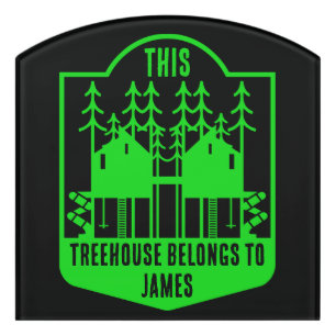 Treehouses Door Sign