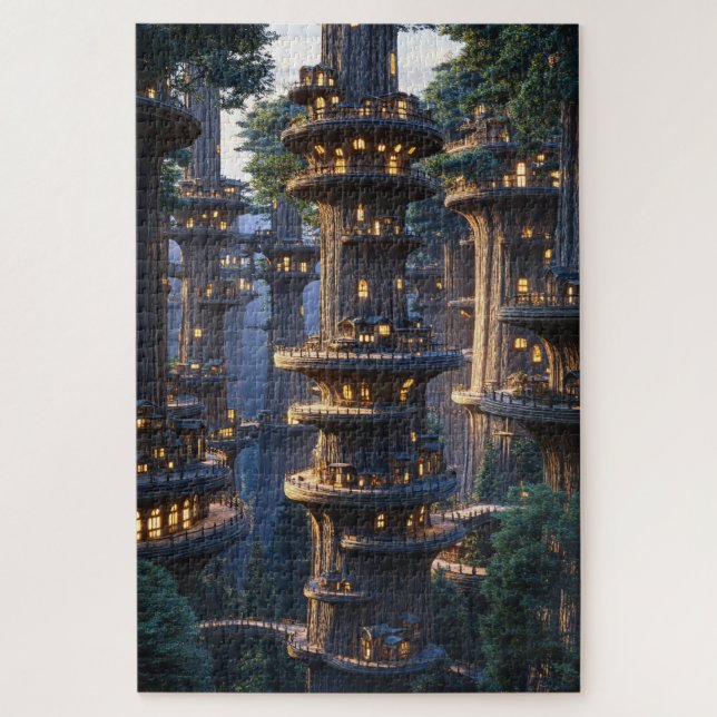 Treehouses Puzzle (Vertical)