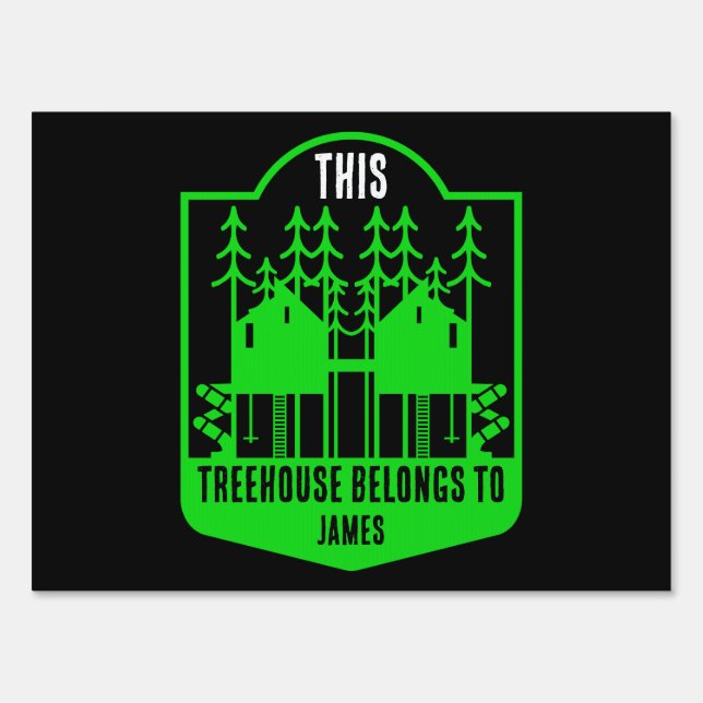 Treehouses Sign (Front)