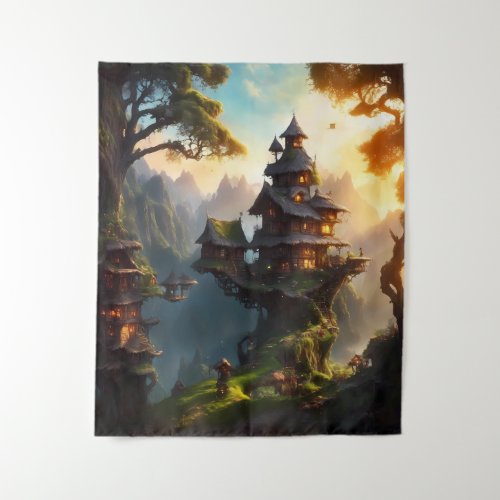 Treehouses Tapestry