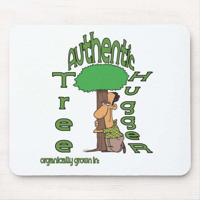 TreeHugger-organicallgrown3 Mouse Pad (Front)