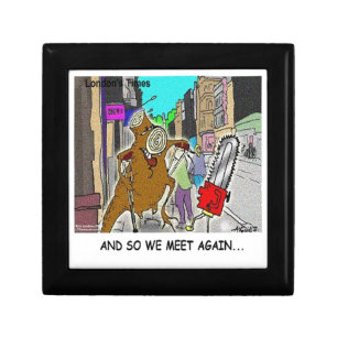 Treehugger Rick London Cartoon Funny Gifts Jewelry Box