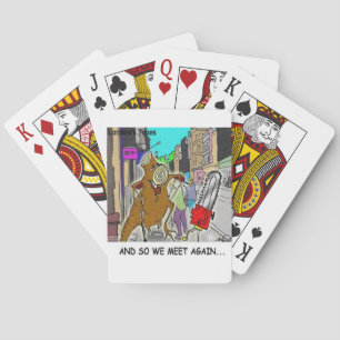 Treehugger Rick London Cartoon Funny Gifts Poker Cards