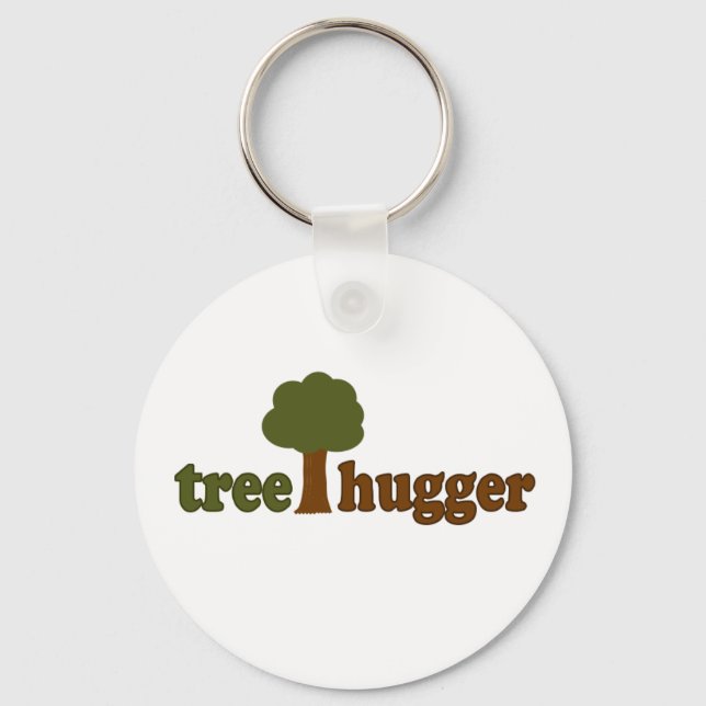 Treehugger (Tree) Keychain (Front)