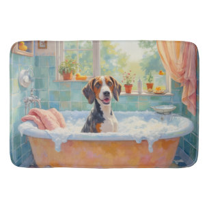 Treeing Walker Coonhound Bath Time Cheerful Mat