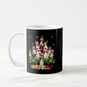Treeing Walker Coonhound Christmas Tree Lights Dog Coffee Mug
