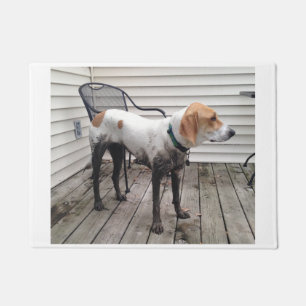 treeing walker coonhound dirty doormat