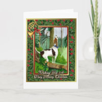 Treeing Walker Coonhound Dog Blank Christmas Card