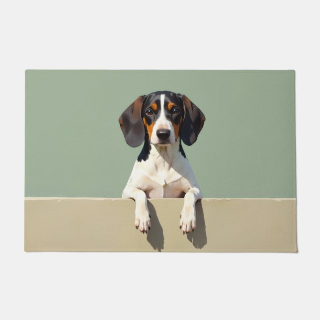Treeing Walker Coonhound Doormat Art (Front)