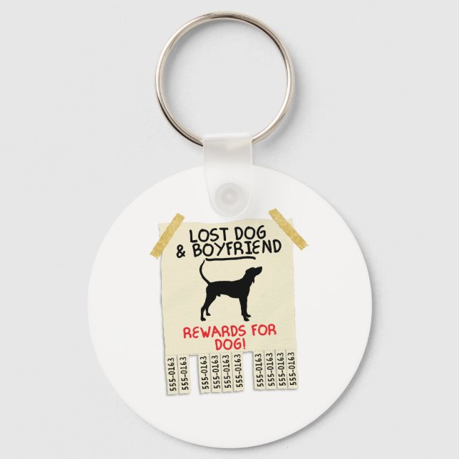 Treeing Walker Coonhound Keychain (Front)