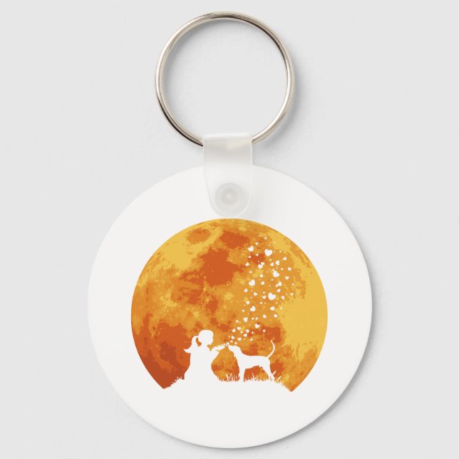 Treeing Walker Coonhound Keychain (Front)