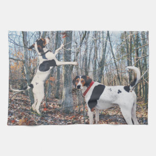 Treeing Walker Coonhound Kitchen Towel