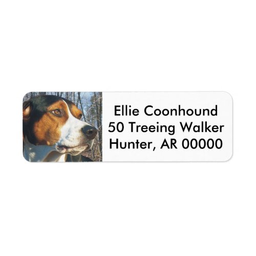 Treeing Walker Coonhound Label