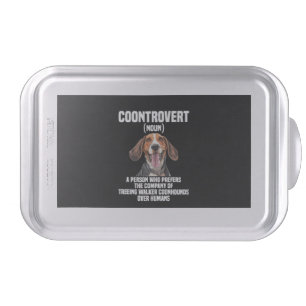 Treeing Walker Coonhound Lover Dog Coontrovert Cake Pan