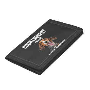 Treeing Walker Coonhound Lover Dog Coontrovert Tri-fold Wallet