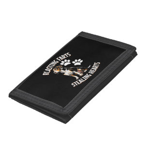 Treeing Walker Coonhound Lover Dog Owner Blasting Tri-fold Wallet
