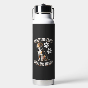 Treeing Walker Coonhound Lover Dog Owner Blasting Water Bottle