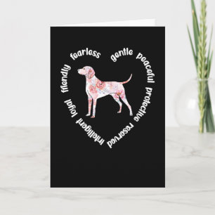 Treeing Walker Coonhound Lover Dog Owner Mom Dad Card