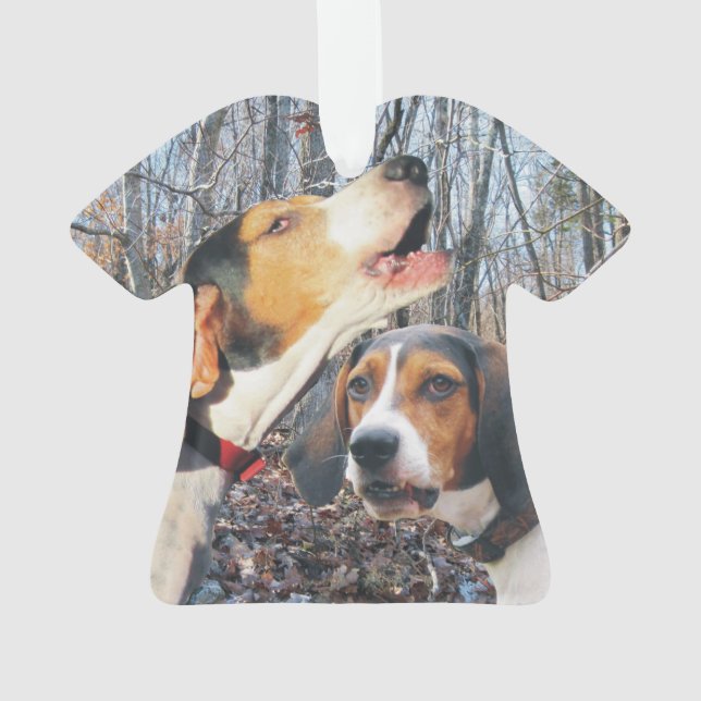 Treeing Walker Coonhound Ornament (Back)