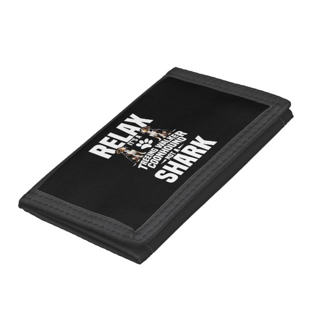 Treeing Walker Coonhound Owner Puppy Relax It´s Trifold Wallet (Bottom)
