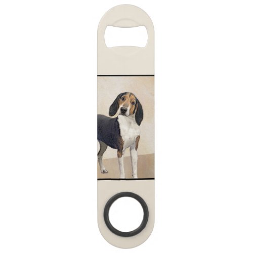 Treeing Walker Coonhound Painting _ Original Art Bar Key