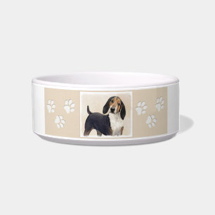 Treeing Walker Coonhound Painting - Original Art Bowl