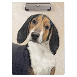 Treeing Walker Coonhound Painting - Original Art Clipboard